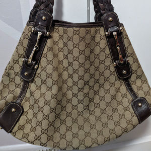 Authentic Gucci Pelham Brown GG Canvas Handbag
